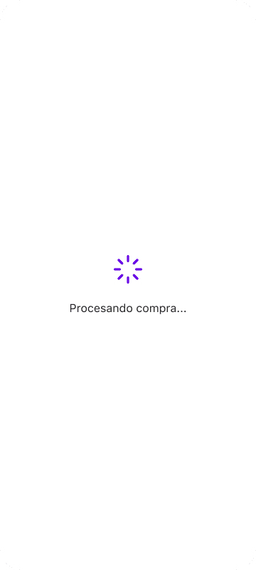 Altatienda — payment processing spinner