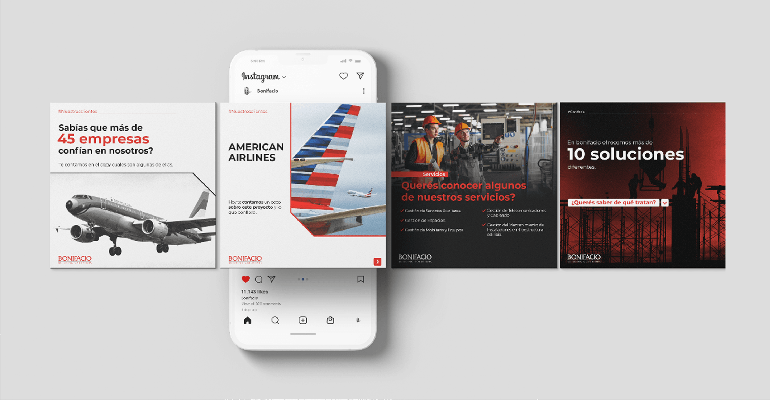 Bonifacio — social media designs