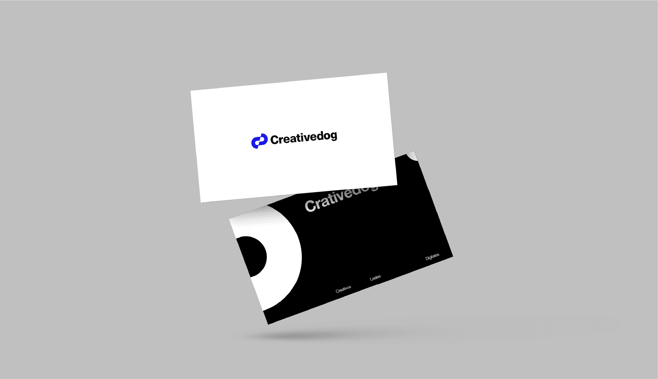 Creativedog business cards — front and back