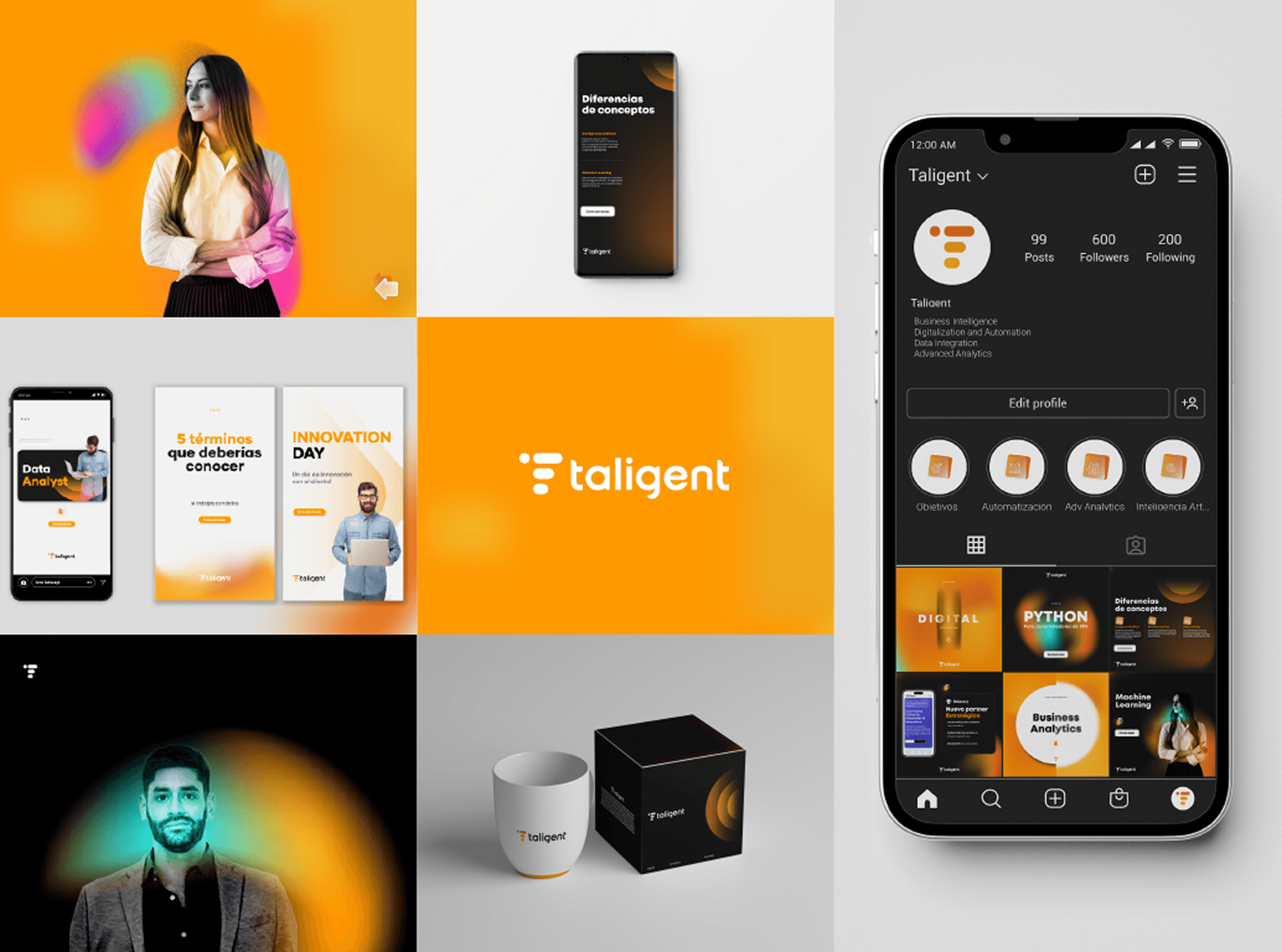 Taligent — mixed mockups