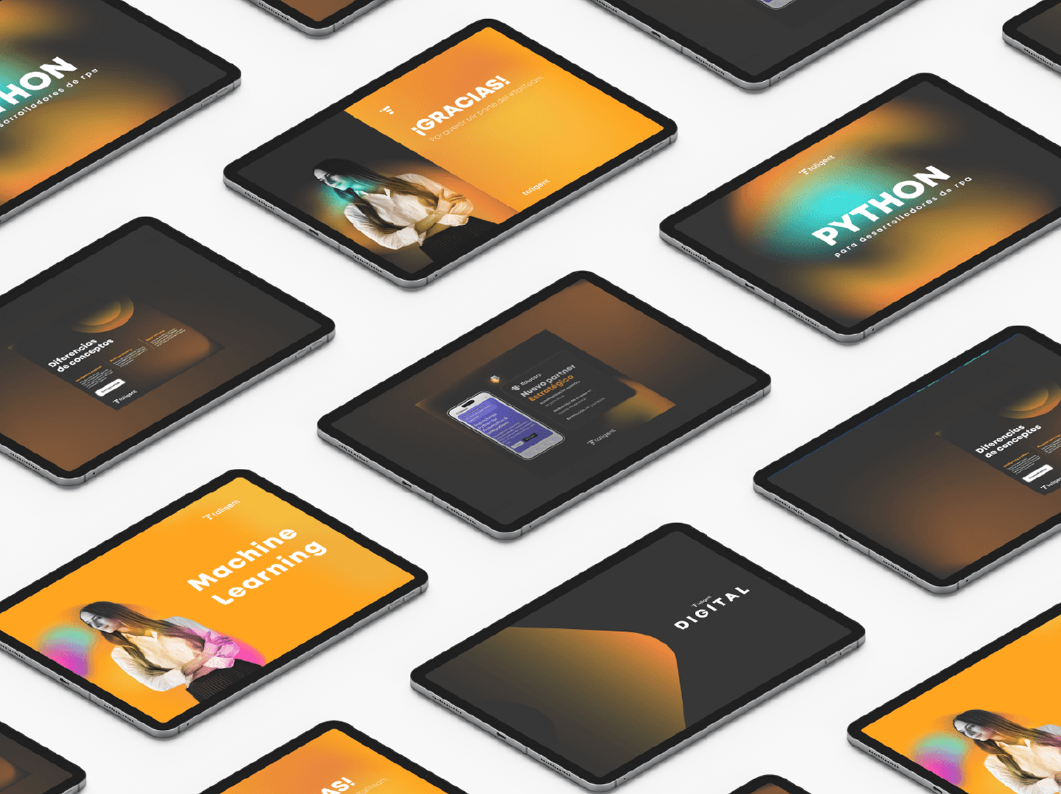 Taligent — tablet mockups